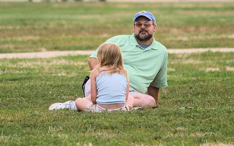 an image of Abba: a father and daughter together