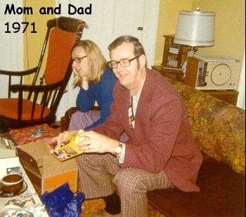 Terry's Mom and Dad in 1971